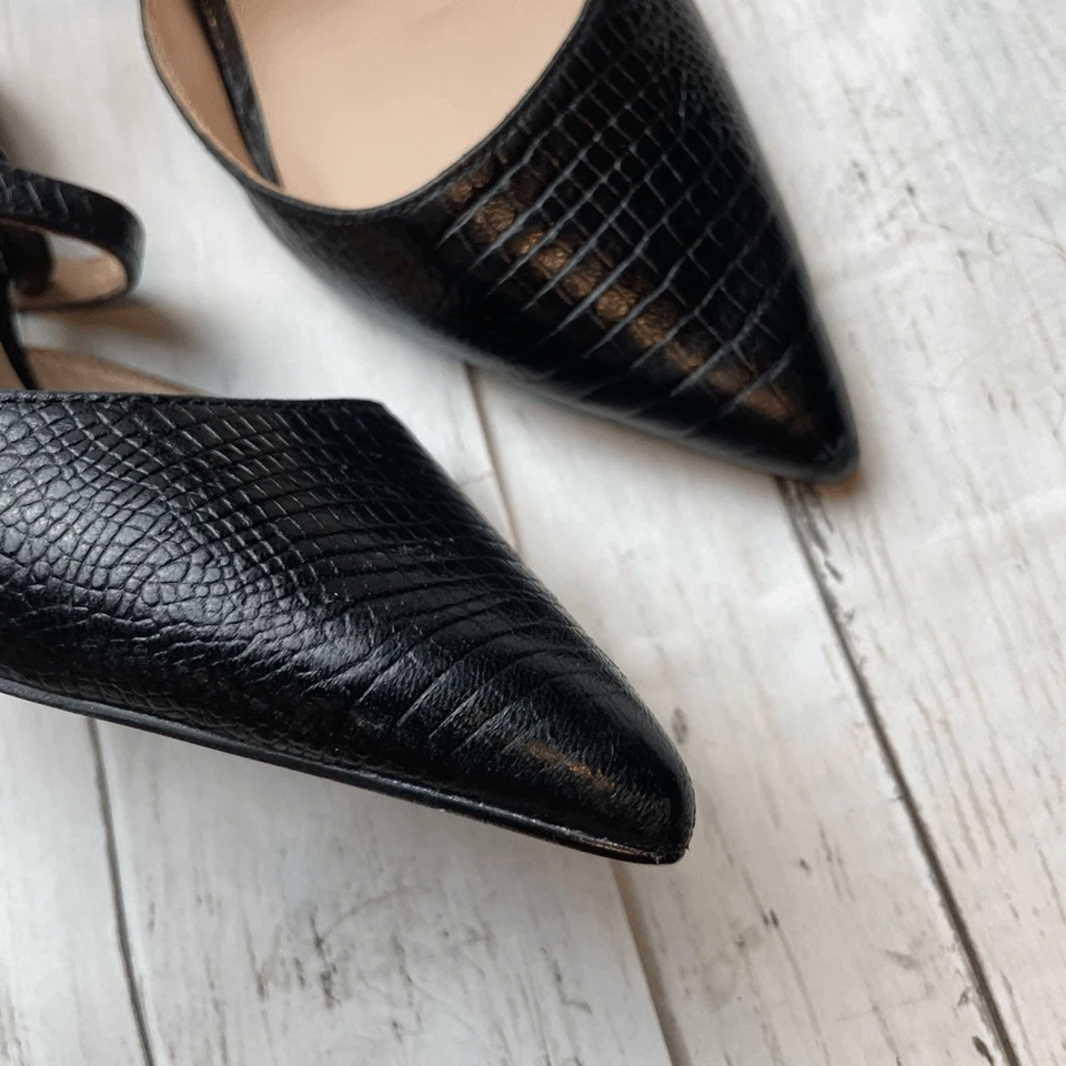 Charles David Ronni Black Pointed Heel Size 9.5 - Image 4 of 4