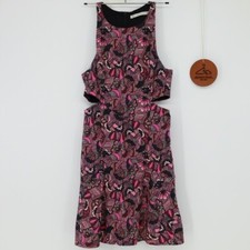 Zara Cutout Sides Floral Dress Size XS