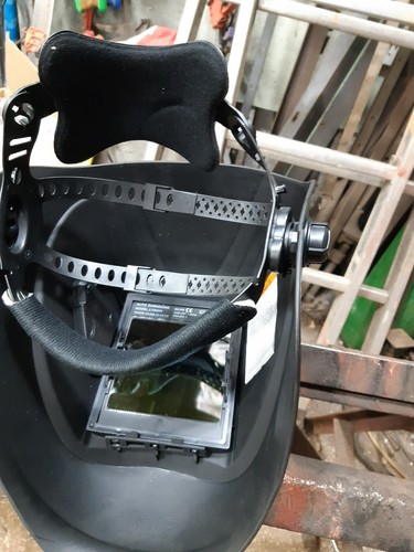 Máscara de soldadura KeyGree corte y rectificado casco oscurecimiento automático color verdadero - Imagen 5 de 6