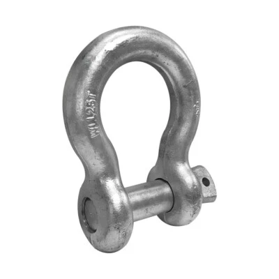1-3/4" Screw Pin Anchor D Ring Shackle Galvanized Steel Drop Forged 50,000 Lbs