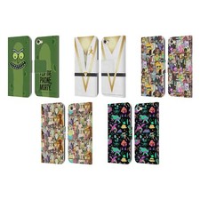 OFFICIAL RICK AND MORTY SEASON 3 GRAPHICS LEATHER BOOK CASE FOR APPLE iPOD TOUCH