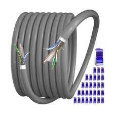 Ethernet Cable 500ft, Cat 6 Cable Outdoor Indoor FTP Shielded Ethernet Cable...