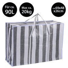 Aufbewahrungstasche XL Einkaufstasche Allzwecktasche Umzugs Reisetasche Camping
