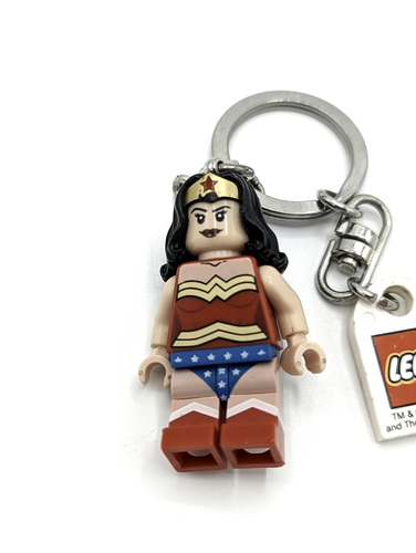 Wonder Woman LEGO Mini Figure 853433 DC Super Heroes Minifigure Keychain 2012 - Picture 2 of 3