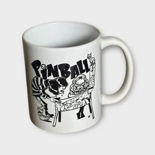 Pinball Daze Johnny Crap Ceramic Coffee Mug Orca Coatings