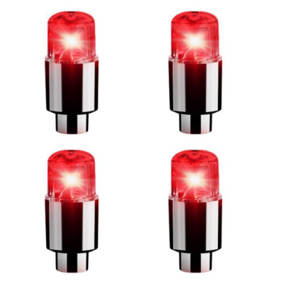 4x SUV Auto Car Wheel Tyre Tire Air Valve Stem LED Light Caps Cover Accessories