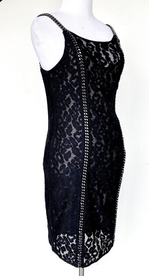 amanda uprichard dress black All Saints Black Silk Sequin Poison Mini Dress – Prelovely