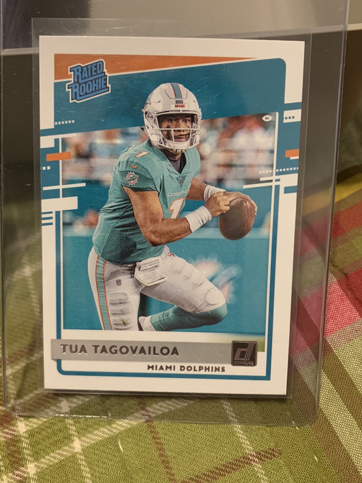 2020 Donruss #302 Tua Tagovailoa RATED ROOKIE RC DOLPHINS