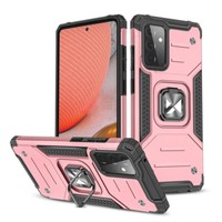 Wozinsky Ring Armor HybridhüLle Magnet-Halter Samsung A72 4G Rosa