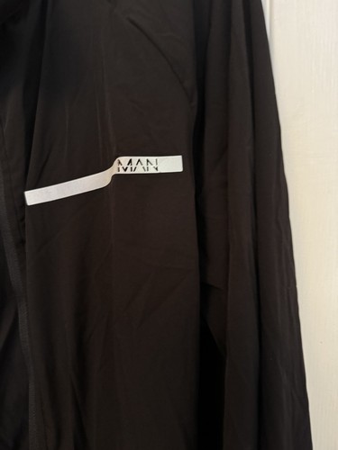 BOOHOO MAN - SIZE L Black LONG SLEEVE ACTIVE GYM ZIP TRAINING Top - Picture 3 of 4
