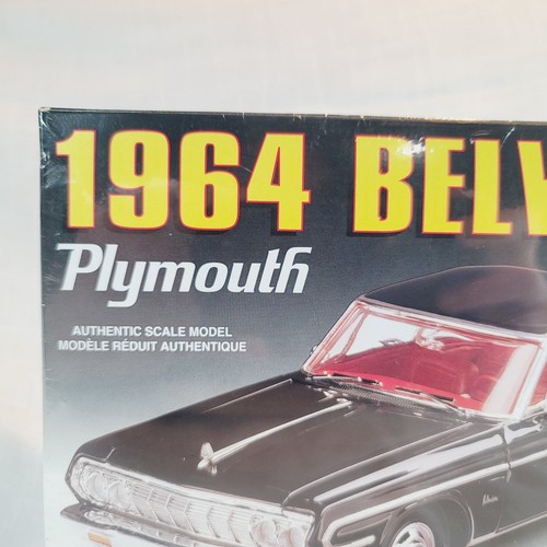 Lindberg 1964 Belvedere Plymouth Modellbausatz #72183 neu versiegelt Maßstab 1:25 - Bild 2 von 14