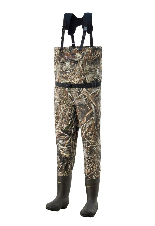 NEW Kobuk Men's Max-5 Camo Premium Breathable Hunting Wader Lug Boots Sz 11 Reg