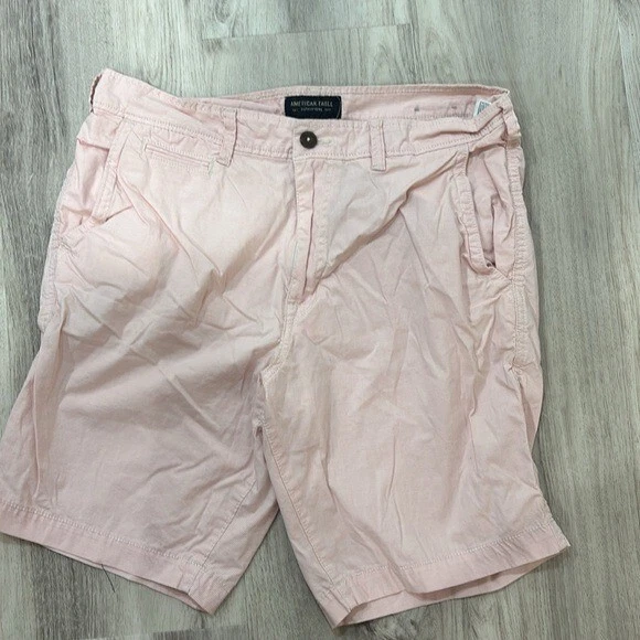 American Eagle белый и розовый классические шорты размер 34 - Изображение 2 из 4