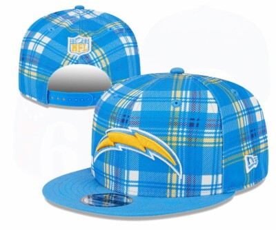 Los Angeles Chargers 2024 New Checkered Baseball Hat Embroidered Adjustable Cap