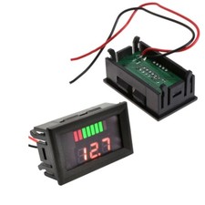 DC 7-100V Red LED Voltage Voltmeter Tester For 12V Cars lithium batteries