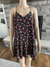 Express Women's Floral Spaghetti Strap Floral Sundress Size 4 ***