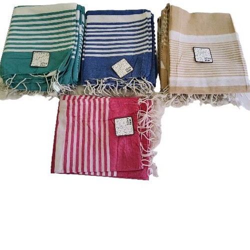 Brand New With Tag Light Weight Cotton Rich Towel/Tablecloth 80x150 cm Navy Blue - Picture 8 of 10