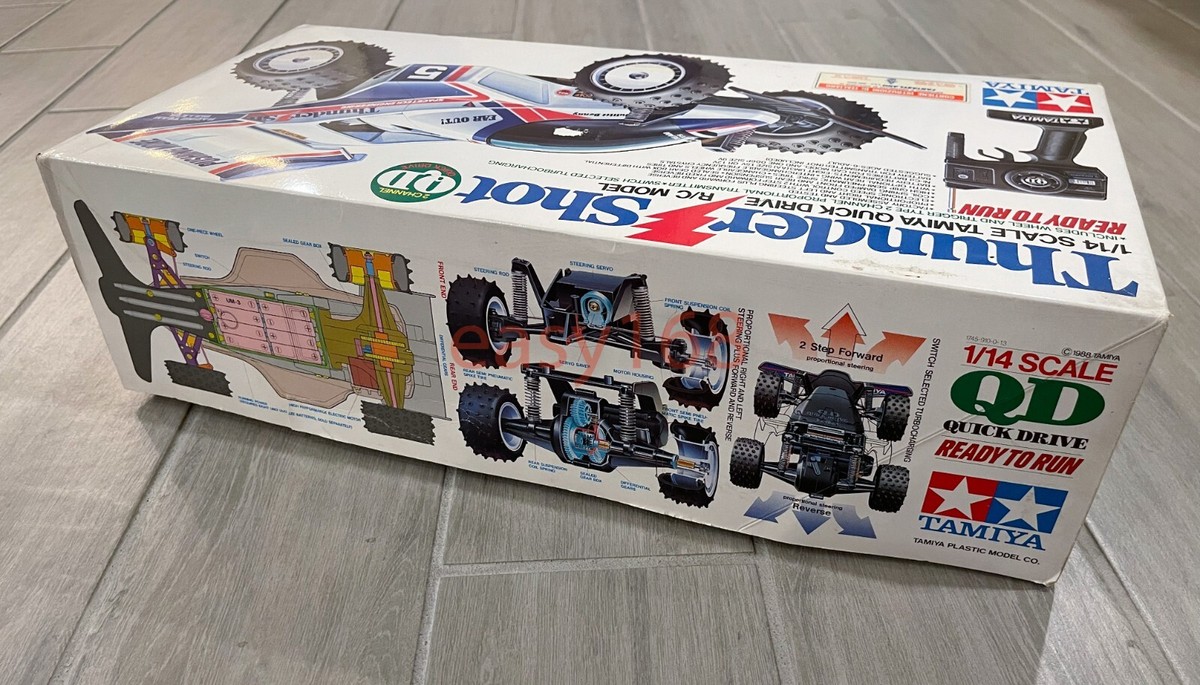 New TAMIYA 1/14 RC THUNDER SHOT VINTAGE RARE 1988 QD Quick