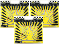 3X 22 Tlg. Torx Kreuz Schlitz Schraubendreher Set Schraubenzieher Werkzeugsatz