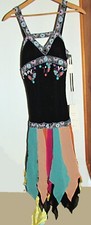 Sue Wong Nocturne 100 silk beaded dress size 4 with tags never worn