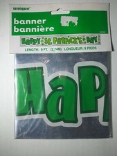 St. Patrick's Day Banner " Happy St. Patrick's Day"