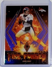 2021 Phoenix Fire Forged (Purple) John Elway SP  #'d 29/125