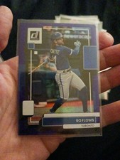 2022 Donruss Bo Bichette “Bo Flows” Variation Holo Purple Parallel #170 Blue Jay