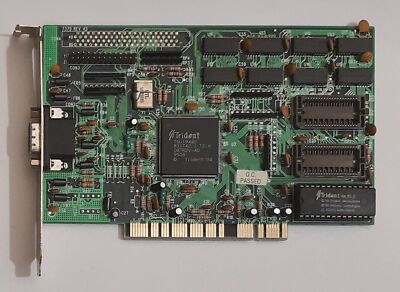 HIS 440PH300 PCI Graphics Card (Trident TGUI9440, 1MB, Retro, 1995)
