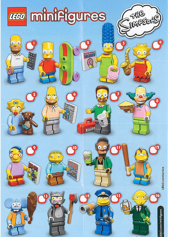 LEGO 71005 SIMPSONS SERIES LEGO MINIFIGURES BRAND NEW PICK THE FIGURE YOU  WANT