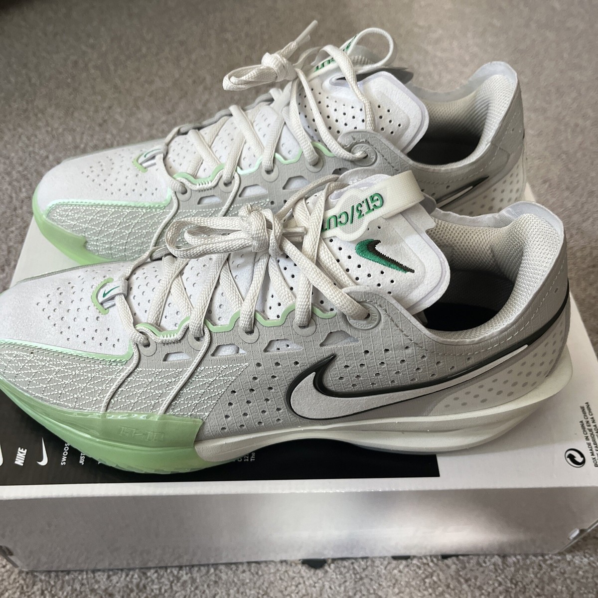 Nike Air Zoom GT Cut 3 Vapor Green DV2913-003 Men's Size 9.5