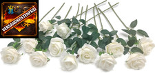Künstliche Rosen 12er Set 53cm goldlich für Dekoration Hochzeiten events