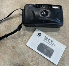 Minolta Freedom AF35 R Point & Shoot Film Camera & Manual TESTED Working