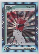 2024 Panini Donruss Rated Prospects Carolina Blue Laser /249 Jace Jung #149 05ns
