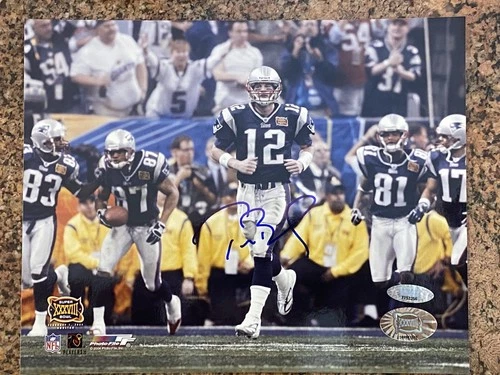 Tom Brady signed 8x10 Tristar
