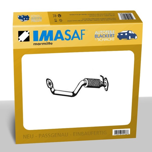 Imasaf Auspuff Hosenrohr/Flexrohr für Fiat/Lancia Bravo II + Delta III 1.4 2007--image