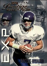 1999 Playoff Prestige EXP #21 Brock Huard RC Rookie Card. rookie card picture