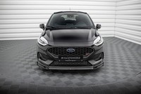 Maxton Design Frontlippe V.3 Passend FüR Ford Fiesta ST / St-Line Mk8 FL Schwarz