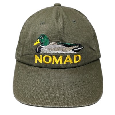 Nomad 5 Panel Green Hat One Size Snapback Duck Hunting Gear That Hunts Mallard