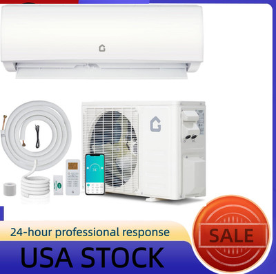 21 Seer2 Split Air Conditioner, 18,000 Btus Mini Split Ac/Heating System, Invert