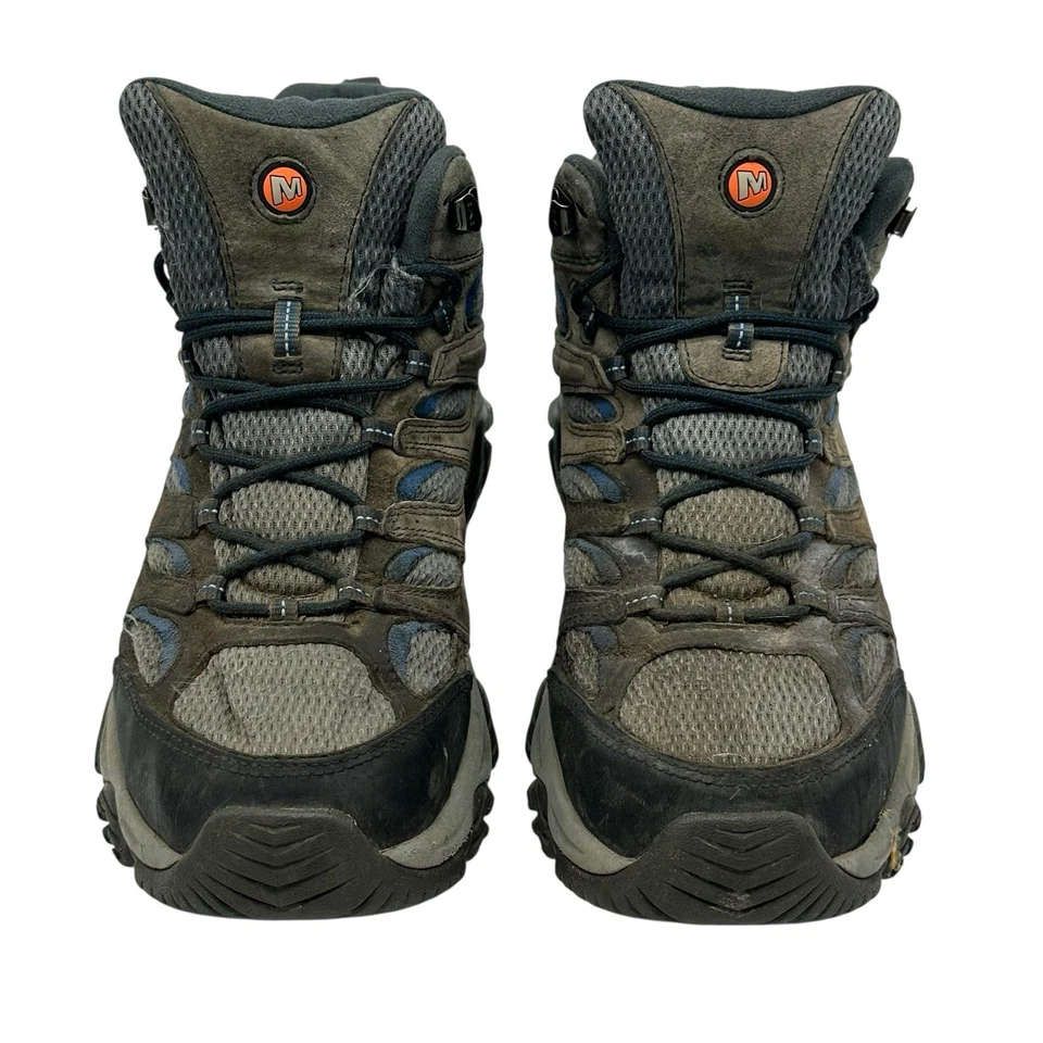 Merrell Moab 3 Mid Hiking Boots J035865W Mens Size 13W 13 Wide Granite Gray Blue - Image 3 of 4