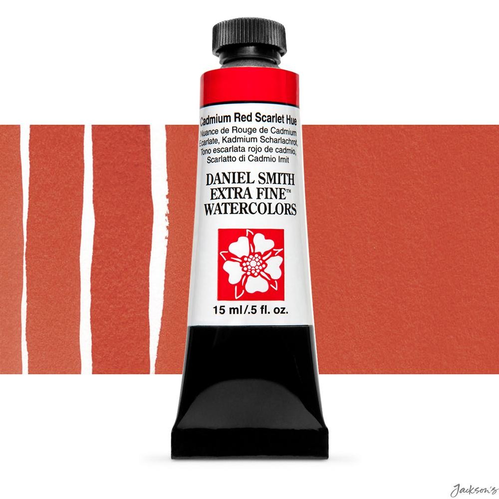 Daniel Smith Watercolour Paint Tube 15ml Cadmium Red Scarlet Hue Series 3