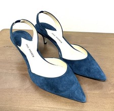 NEW Paul Andrew Rhea Italy Sz 39.5 Teal Suede...