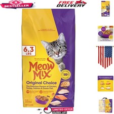 Choice Dry Cat Food 6.3 lb - Delicious & Nutritious for Happy Cats 2.86 per gallon