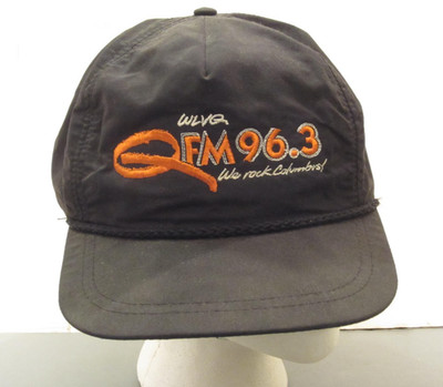 QFM96 Hat Cap 96.3 Columbus Ohio Rock Radio Station Vintage