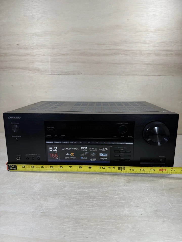 Onkyo TX-SR393 5.2-Channel A/V Receiver, 80W Per Channel at 8 Ohms #TXSR393 - Image 2 of 4