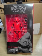 Hasbro Star Wars The Black Series Sith Jet Trooper Toy 6-inch Scale Star...