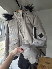 Hollister Women's Ultimate Down Puffer Jacket - Light Grey/Stone - Size L
