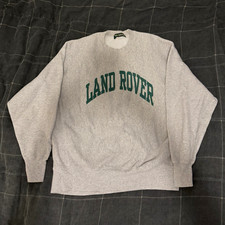 Vtg 90s Land Rover Gear Range XXL Gray sweatshirt camel trophy crewneck cool