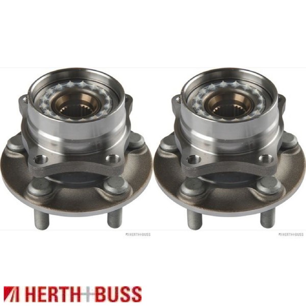 2X Radlagersatz Herth+Buss Jakoparts J4702054 2 Radlager Satz Links Rechts-image