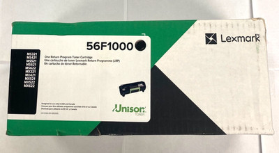 Lexmark Toner Cartridge Return Program Black 56F1000 New